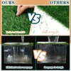 Kigley 4 Pcs Artificial Grass Guinea Pig Pee Pads Reusable