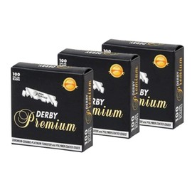 The Shave Factory - Shave Kit, Straight edge razor, single edge razor and styptic powder, starter shave kit, shaving kit (Premium Razor/Premium Single Edge/Styptic Powder)