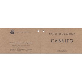 Manos Del Uruguay Cabrito R9089 Huarache, 25g Hand Dyed Mohair lace Yarn