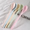 5 Pcs Long Handle Melamine Spoons Colorful Coffee Spoons Cocktail