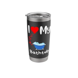 Funny relaxing Bubble bath bathtub lover quote vintage Stainless Steel Insulated Tumbler