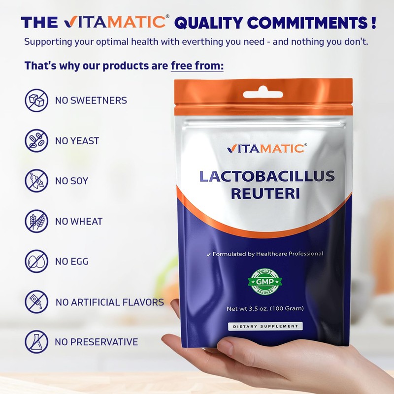 Vitamatic Lactobacillus Reuteri Probiotic Powder - Digestive Health Support -