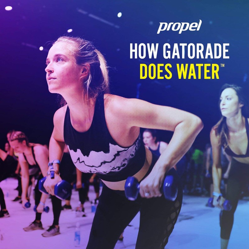 Propel 20oz Reusable Bottle, BPA Free, Impact Resistant, On-The-Go Strap,