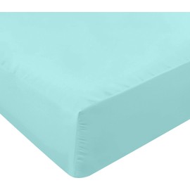 Utopia Bedding King Fitted Sheet - Bottom Sheet - Deep Pocket - Soft Microfiber -Shrinkage and Fade Resistant-Easy Care -1 Fitted Sheet Only (Spa Blue)