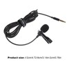 Microphone Lapel,Portable Headset Mic Lavalier Microphone System - Versatile Voice