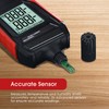 Humidity Temperature Meter, High Precision Digital Psychrometer HVAC with Ambient
