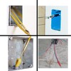 50' Fiberglass Cable Wire Running Rod Coaxial Electrical Connectable Fish