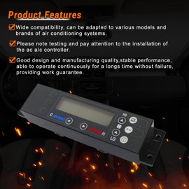 PumpShark Heater A/C Control Swith,423-07-31563 4230731563 Air Conditioning Climate Control Module Panel for Komatsu WA150 WA200 WA250 WA320 WA380 WA430 WA450 WA470 WA480 WA500 Wheel Loader