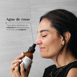 Botica 44 Agua de Rosas Tónico Facil Agua Micelar 5 en 1, Limpia, Matifica, Previene Irritaciones, Hidrata y Suaviza, Ideal para Todo Tipo de Piel, 100 ml