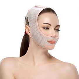 Mascarilla Para Dormir Beauty Face Sculpting, Reductor De Mentón Doble, Mascarilla Adelgazante En Forma De V, Máscara Facial Reutilizable Con Elevación, Banda Antienvejecimien