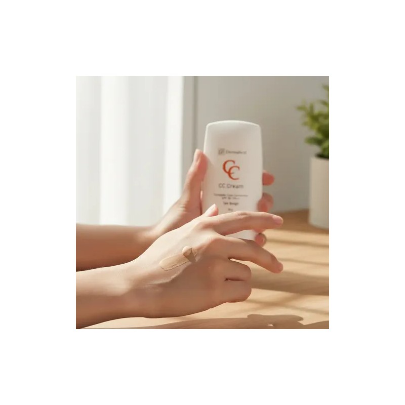 Protector Solar Cc Cream Tan Beige Dermaheal
