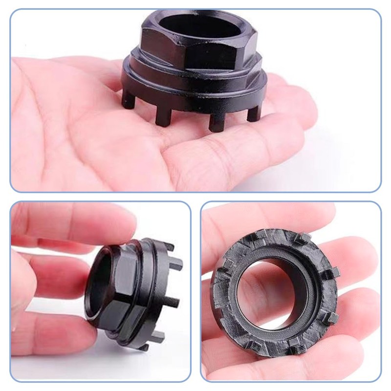 Nihoodering Lockring Tool Bottom Bracket Cup Tool 8-Tooth Splines Bottom
