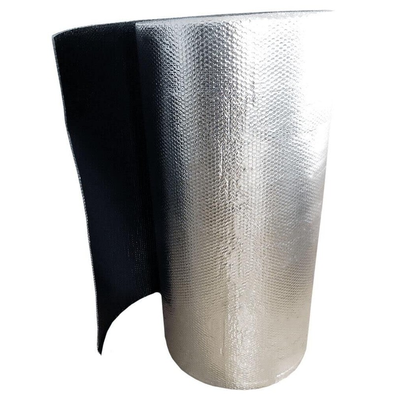 Reflective Black / Silver FOIL Double Bubble Foil Insulation Roll
