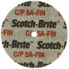 Scotch-Brite(TM) Cut and Polish Unitized Wheel, Aluminum Oxide, 15100 rpm,