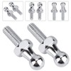 Ball Stud, Fydun 2 Pieces Ball Bolts Galvanised Steel 10