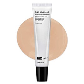 PCA SKIN Vitamin C and E Advanced Antioxidant Skin Brightening Serum, Vitamin C Serum, Diminishes Dark Spots, 1 fl oz Tube