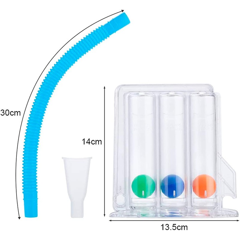 SEVEN MINE | Inspirometro Incentivo de 3 Bolas (Inhalación) |