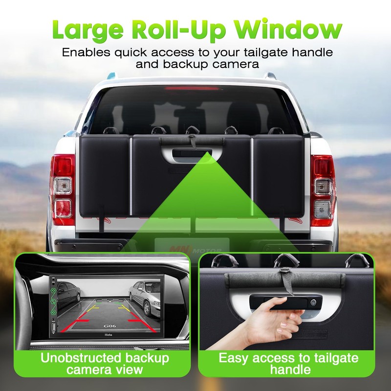 WOLFWILL Tailgate Bike Pad for 5 Bikes, Truck Tailgate Bike