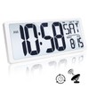 TXL Atomic Clock with Backlight, 14.2" Digital Wall Clock, Battery