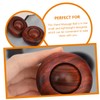 BIUDECO Wooden Hand Massage Ball Small Palm Massage Sphere for