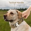 Adjustable Dog Collar with Control Handle, Tactical Collar Nylon, Dog