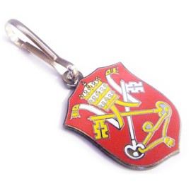 Holy See Vatican Coat of Arms Flag Catholic Pope Jacket Backpack ZIPPER PULL CLIP