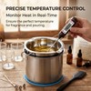 LumaCraft Double Boiler Pot for Melting Wax, Stainless Steel Candle