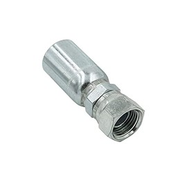 3/8" Hose x 1/2" NPSM Female Hydraulic Hose End Crimp Fitting | FPX-06-08