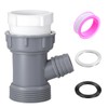 1 Set Y-Shaped Kitchen Sink Drain Pipe Adapter, Dishwasher Drain