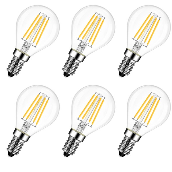 LVWIT LVWIT E14 LED Lampe P45 Tropfenform, 4W (ersetzt 40W),