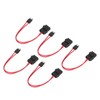 5Pcs Car Fuse Holder Connector Mini Heavy Duty Wire Extension