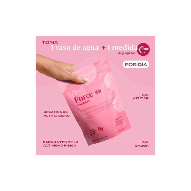 B-FIT Creabet, Creatina Monohidratada y Beta Alanina, 300g
