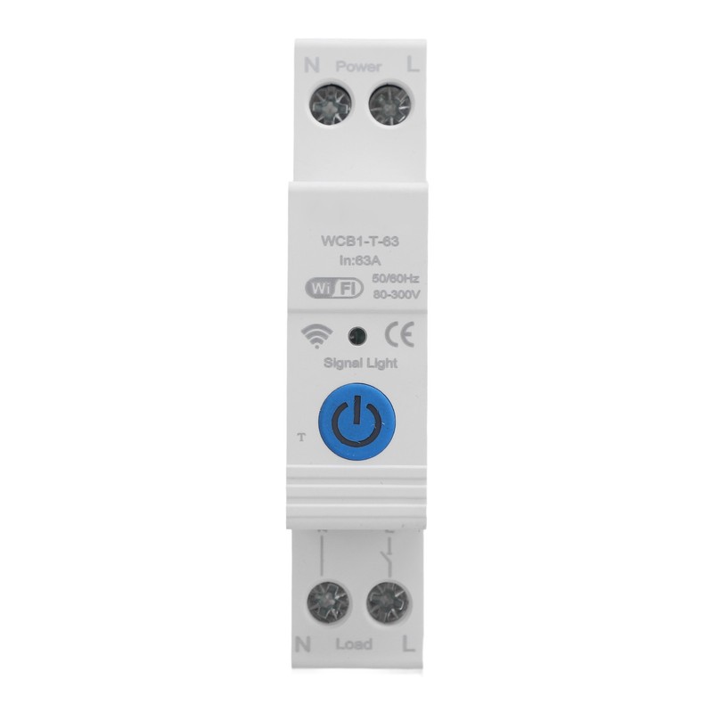 WiFi Circuit Breaker for Tuya APP DIN Rail Mount Remote