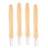 Biluer 4 Pieces Corn Cob Holder Potato Fork Shell Potato