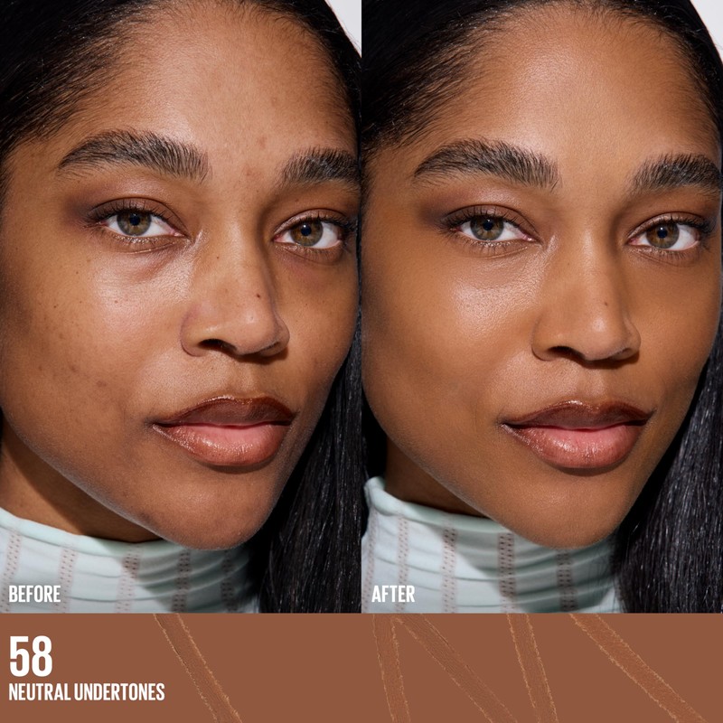 Maybelline Fit Me Microscopic Concealer, 58, Up to 24H Coverage
