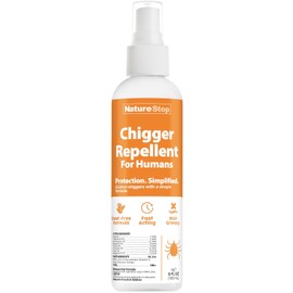 Chigger Repellent Spray for Humans (6 oz) | Outdoor Protection, DEET-Free Formula, Outdoor Activities, Gentle On Skin, Made in USA