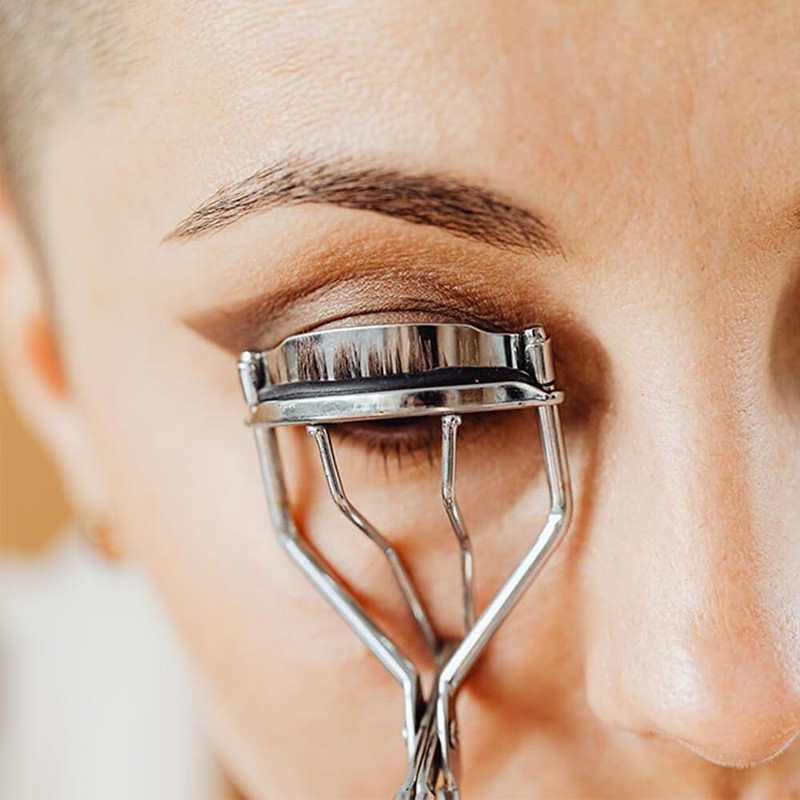 Jeufond 80 pcs Eyelash Curler Refills, Eyelash Curler Pads, Silicone