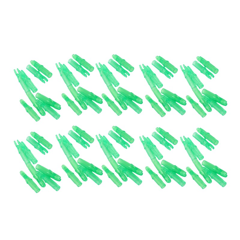 100pcs Archery Arrow Nock Durable Plastic Insert Arrow Nocks Light