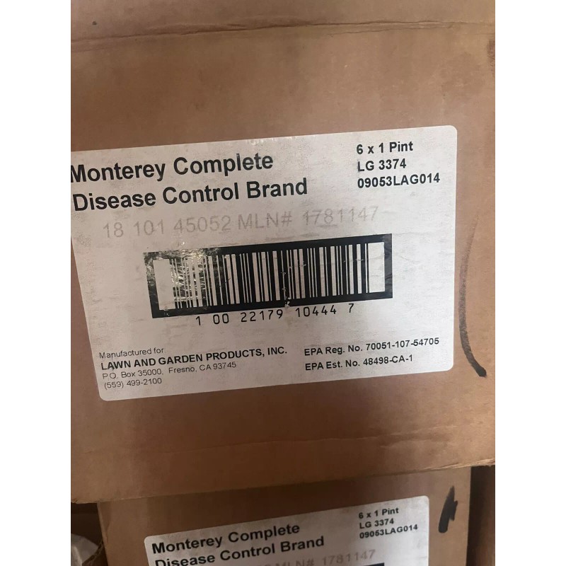 Monterey Comp. Concentrate Fungicide & Bactericide Control of Gard &