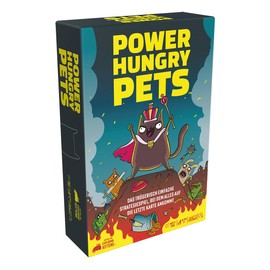 Exploding Kittens, Power Hungry Pets Party Game, Card Game, 2-6 Players, from 7+ Years, 15 Minutes, German, Multicoloured, Colourful