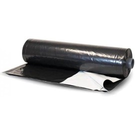 Farm Plastic Supply - Silage Tarp Black/White Plastic Sheeting - 8 Mil - Heavy Duty Polyethylene Plastic Tarp for Silage Cover, Bunker Cover for Farming, Agriculture, Ground Covering (50' x 10')