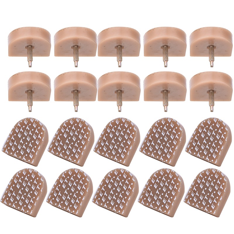 10 Pairs High Heel Tips Replacement Shoes Heel Dowel Shoe