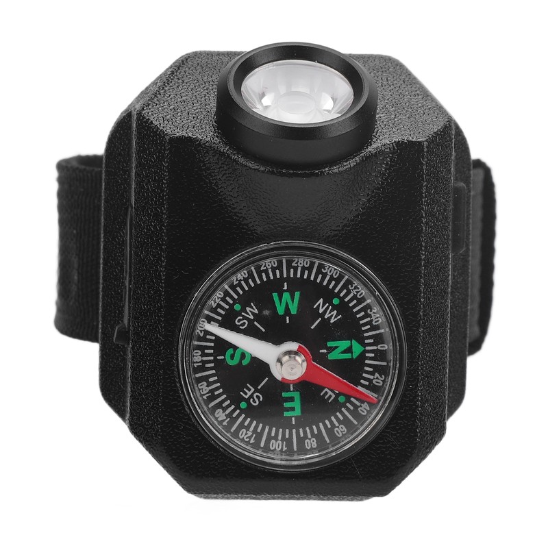 Wrist Flashlight Waterproof Rechargeable 5 Modes Watch Flashlight with Compass
