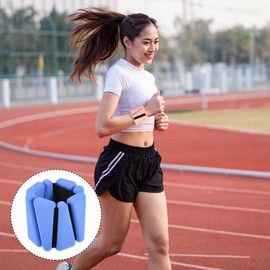 M METERXITY Wrist & Ankle Weights - Adjustable Silicone Bracelet Wrist Weights for Men Women, Apply to Yoga, Pilates, Aerobics (Blue)