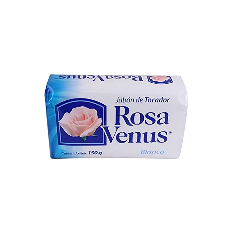 Jabon Rosa Venus Blanco Clasico 150 g / 5.29 oz