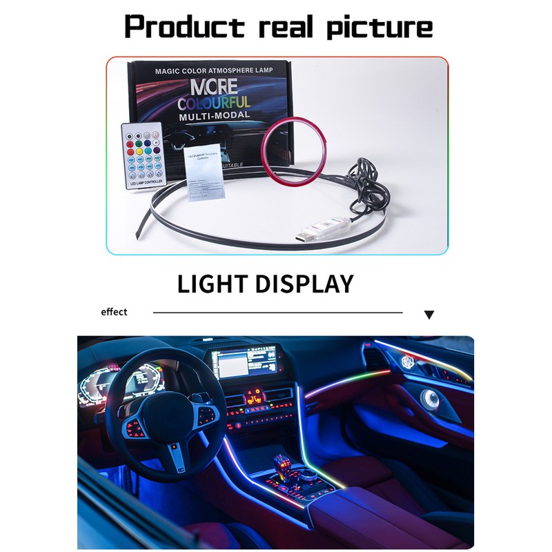 Car Lights Interior Smart Car Led Light with Remote Controller