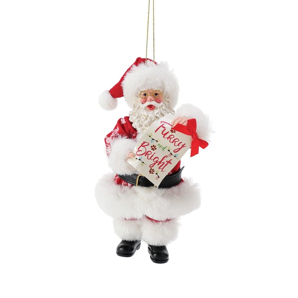 Department 56 Possible Dreams Weihnachtsmann-Dekoration zum Aufhängen, 15,2 cm, mehrfarbig
