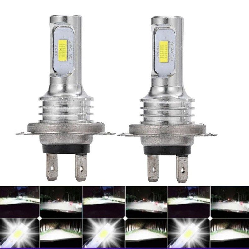 Edearkar H7 LED Headlight Bulb (4-Pack) H7 80W 3570 2SMD