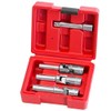 Neilsen 4pc 3/8 Drive Glow Plug Socket Set Universal Joint