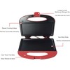 Bene Casa - Red Nonstick Flat Grill Sandwich Maker -